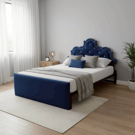 ฐานรองหัวเตียง 3.5 ฟุต WISDOM DESIGN FURNITURE รุ่น SECRET สีกรม_3